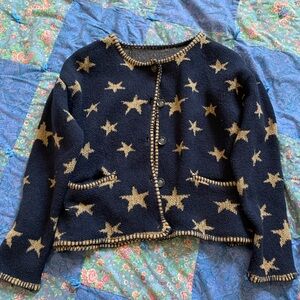 Star knitted sweater